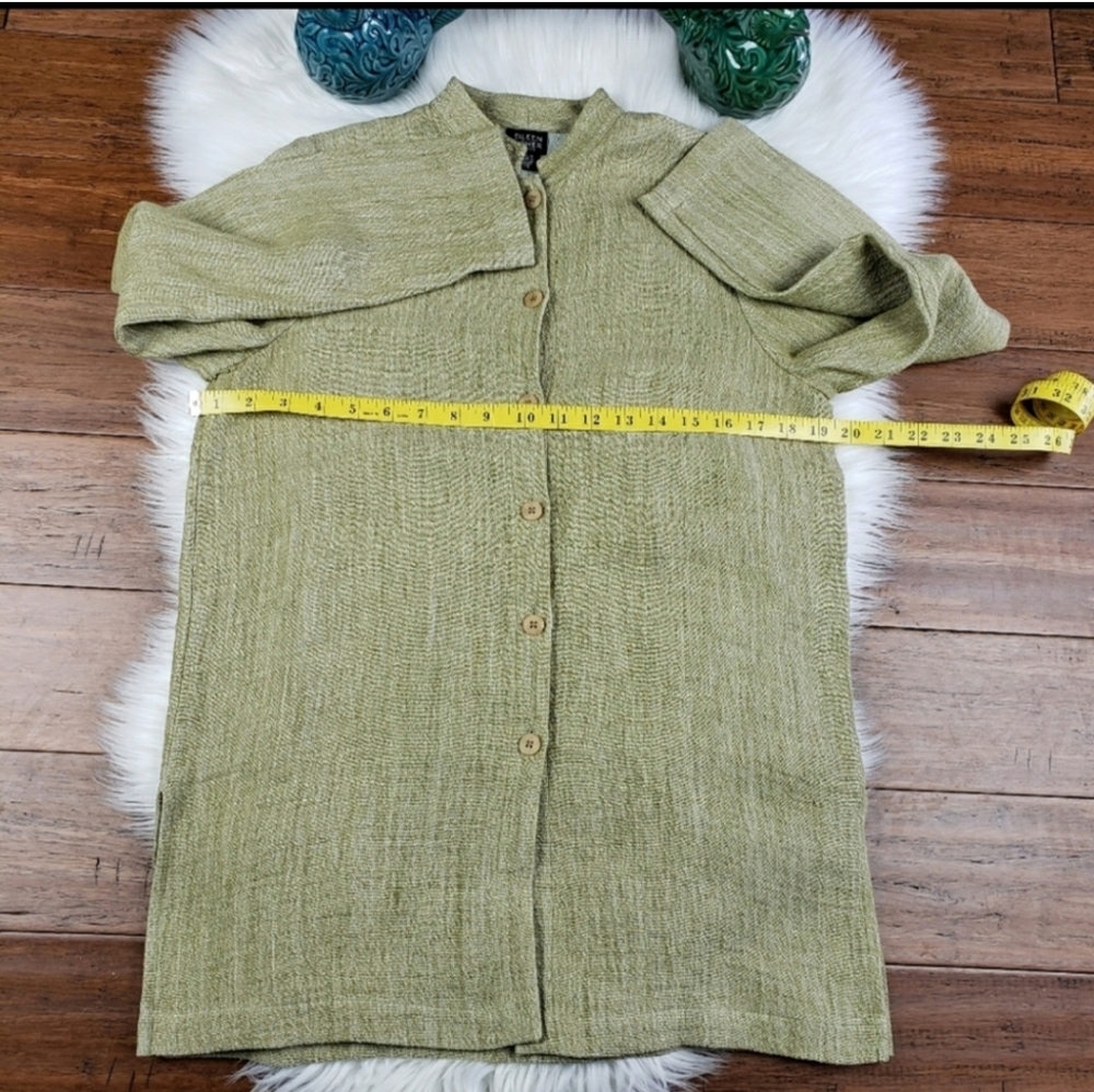 Eileen Fisher button down tunic shirt size PS - Picture 13 of 15